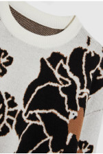 ΠΛΕΚΤΟ ΦΛΟΡΑΛ ΠΟΥΛΟΒΕΡ ΣΕ ΛΕΥΚΗ ΒΑΣΗ 